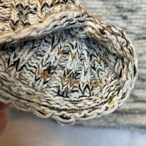 EDDIE BAUER Women's L Long Sleeve Hooded Pullover Sweater BOHO Kangaroo Pocket - Picture 11 of 16